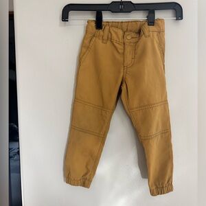 Wrangler Toddler Mustard Utility Jogger Pants Unisex Streetwear Cargo 3T